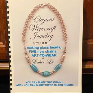 Elegant Wirecraft Jewelry- How to vintage wire jewelry making spiral 2003 book